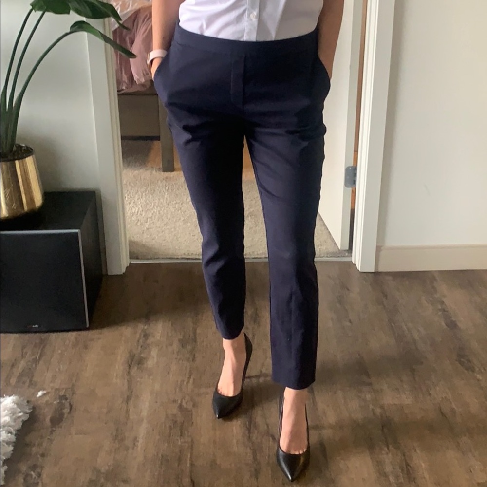 Theory business slim leg pant